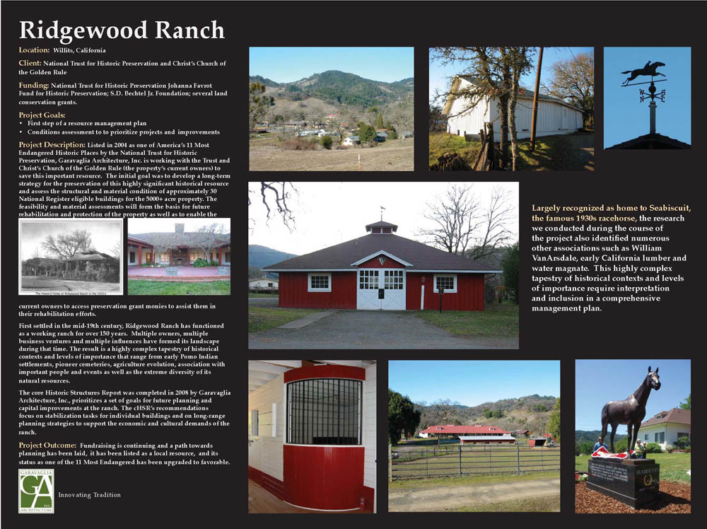 Ridgewood Ranch Historic Structures Report
