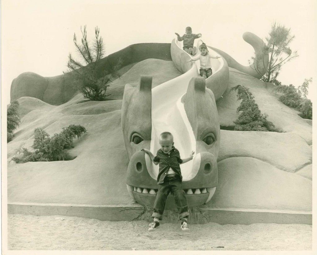 Historical Photograph of Lookout Mountain at La Laguna Park